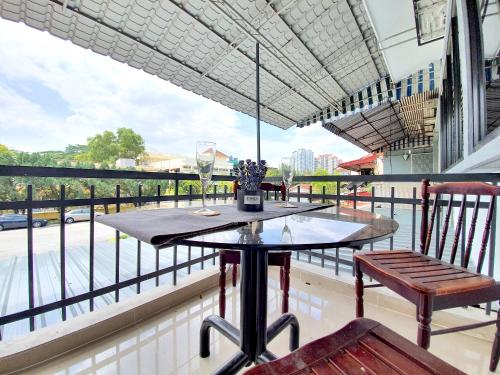 balkon/terras, Kuala Lumpur Jalan Ipoh Terrace House in Sentul balkon/terras, Kuala Lumpur Jalan Ipoh Terrace House in Sentul