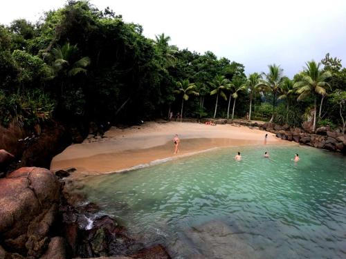 Beach, Pousada Recanto Itagua in Ubatuba Beach, Pousada Recanto Itagua in Ubatuba