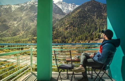 Erkély/terasz, Kinnor Retreat in Sangla Erkély/terasz, Kinnor Retreat in Sangla