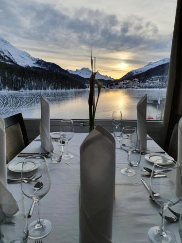 Restaurant, Hotel Waldhaus am See in Saint Moritz Restaurant, Hotel Waldhaus am See in Saint Moritz