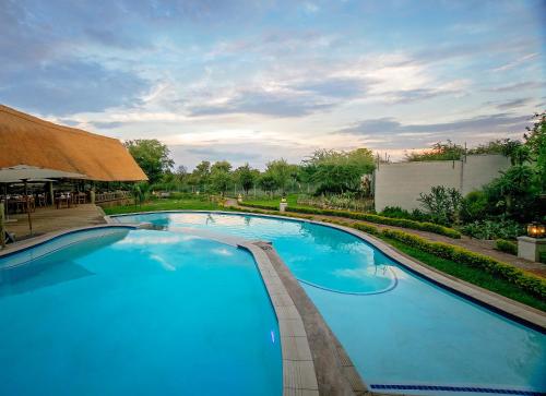 Zwembad, Shearwater's Explorers Village in Victoria Falls Zwembad, Shearwater's Explorers Village in Victoria Falls