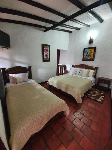 Guestroom, Hotel Quinta de Santa Ana in Tibasosa Guestroom, Hotel Quinta de Santa Ana in Tibasosa