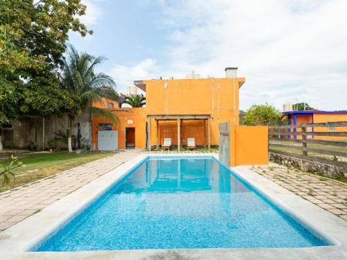 Swimming pool, Hotel Hacienda Bacalar in Bacalar Swimming pool, Hotel Hacienda Bacalar in Bacalar