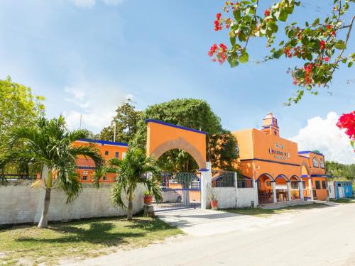 Entrance, Hotel Hacienda Bacalar in Bacalar Entrance, Hotel Hacienda Bacalar in Bacalar