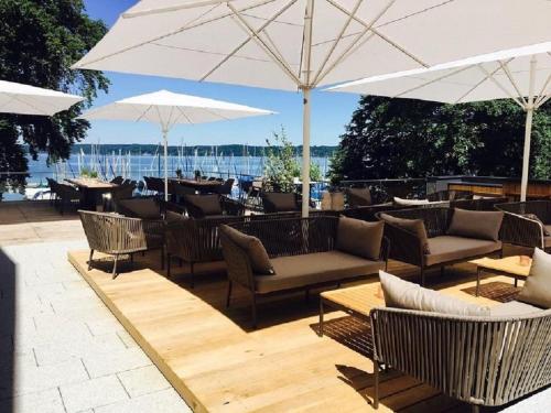 Erkély/terasz, Marina Hotel am Starnberger See in Bernried Erkély/terasz, Marina Hotel am Starnberger See in Bernried
