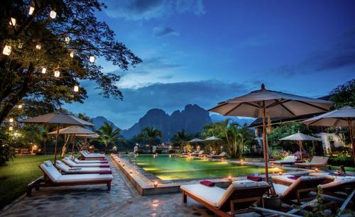 景色, リバーサイド ブティックリゾート (Riverside Boutique Resort) in ヴァンヴィエン 景色, リバーサイド ブティックリゾート (Riverside Boutique Resort) in ヴァンヴィエン