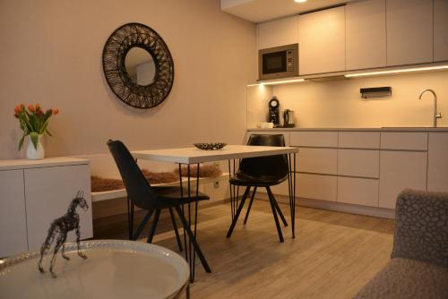 Kitchen, Belle Blue Hotel in Munich Kitchen, Belle Blue Hotel in Munich