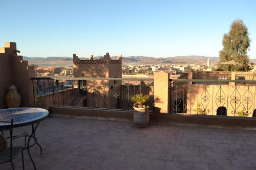 Terraza/balcón, Riad Dar Bergui in Ouarzazate Terraza/balcón, Riad Dar Bergui in Ouarzazate
