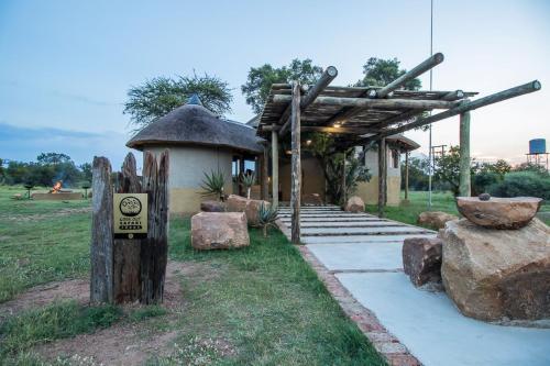 Entrance, LookOut Safari Lodge in Cullinan Entrance, LookOut Safari Lodge in Cullinan