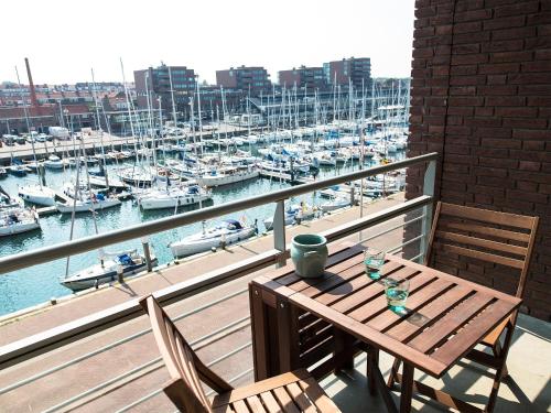 Balcony/terrace, Bizstay Harbour II Scheveningen Apartments in The Hague Balcony/terrace, Bizstay Harbour II Scheveningen Apartments in The Hague