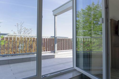 Terraza/balcón, Boardinghouse Living28 Kaarst in Kaarst Terraza/balcón, Boardinghouse Living28 Kaarst in Kaarst