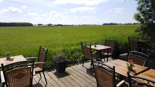 Terraza/balcón, B&B It Noflik Stee in Franeker Terraza/balcón, B&B It Noflik Stee in Franeker