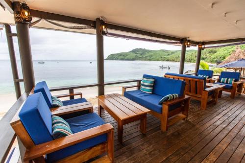 Μπαλκόνι/βεράντα, Octopus Resort in Νήσοι Γιασάβα Μπαλκόνι/βεράντα, Octopus Resort in Νήσοι Γιασάβα