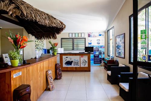 Lobby, The Espiritu Hotel in Luganville Lobby, The Espiritu Hotel in Luganville