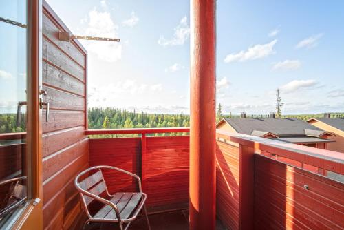 Balcony/terrace, Ski-Inn AurinkoRinne in Kuusamo Balcony/terrace, Ski-Inn AurinkoRinne in Kuusamo
