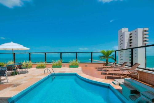 balkon/terras, Maredomus Hotel in Fortaleza balkon/terras, Maredomus Hotel in Fortaleza