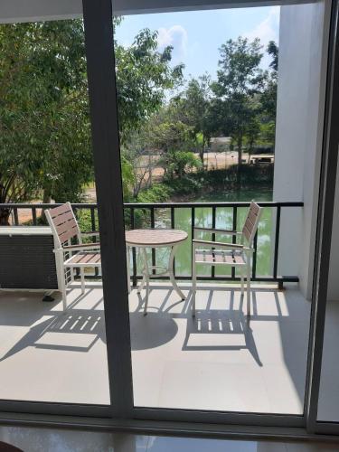 Balcony/terrace, Tho Mai Resort in Wang Chan Balcony/terrace, Tho Mai Resort in Wang Chan