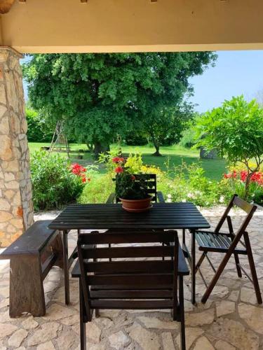 Balcony/terrace, One bedroom house with enclosed garden and wifi at Bomarzo in Bomarzo Balcony/terrace, One bedroom house with enclosed garden and wifi at Bomarzo in Bomarzo