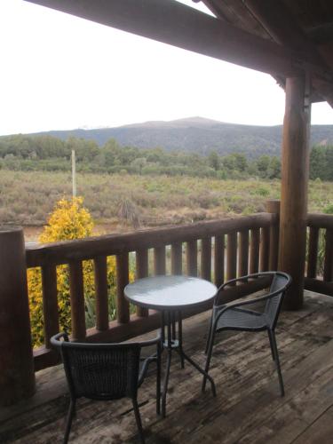 Erkély/terasz, Mountain Heights Lodge in Tongariro Nemzeti Park Erkély/terasz, Mountain Heights Lodge in Tongariro Nemzeti Park