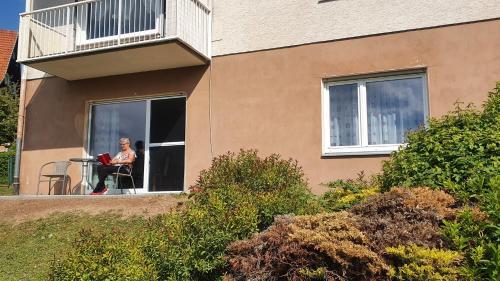 balcon/terasă, Schloßberg Ferienwohnung in Waldeck balcon/terasă, Schloßberg Ferienwohnung in Waldeck