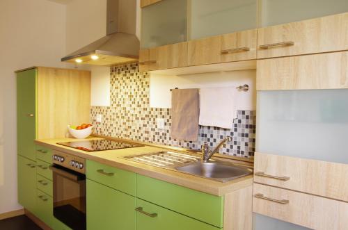 Konyha, Apartment 541 in Lorch-Lorchhausen Konyha, Apartment 541 in Lorch-Lorchhausen