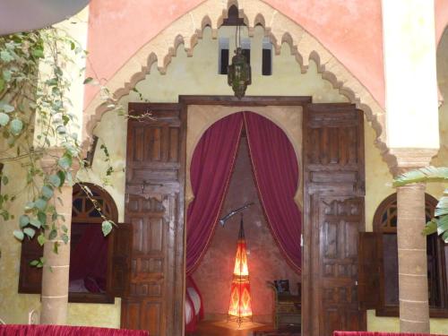 Entrance, Riad Marlinea Hotel in Salé Entrance, Riad Marlinea Hotel in Salé