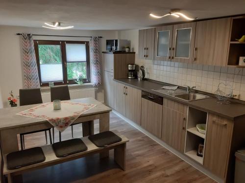 Kitchen, Familienfreundliche Ferienwohnung in Zschorlau Kitchen, Familienfreundliche Ferienwohnung in Zschorlau