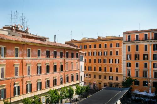 San Cosimato View on Trastevere Square Rome 