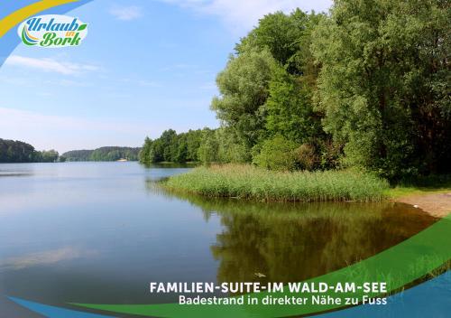 ชายหาด, Familien-Suite-im-Wald-am-See in คีริทซ์ ชายหาด, Familien-Suite-im-Wald-am-See in คีริทซ์