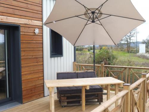 ระเบียง/ชานเรือน, Lot en Dock 3 logements atypiques et ecologiques en vallee de la Dordogne in ซูเอยยัค ระเบียง/ชานเรือน, Lot en Dock 3 logements atypiques et ecologiques en vallee de la Dordogne in ซูเอยยัค