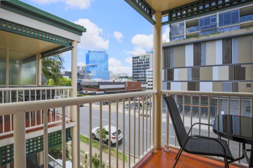 陽台/露台, 圖旺中心汽車旅館公寓 (Toowong Central Motel Apartments) in 圖翁 陽台/露台, 圖旺中心汽車旅館公寓 (Toowong Central Motel Apartments) in 圖翁