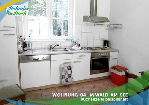 مطبخ, Jagd-Angler-Suite-04-im-Wald-am-See in Kyritz مطبخ, Jagd-Angler-Suite-04-im-Wald-am-See in Kyritz