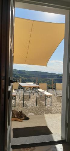 balkon/terras, B&B Mermaid n 16/a in Treiso balkon/terras, B&B Mermaid n 16/a in Treiso