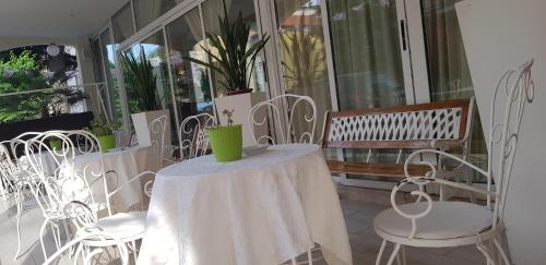 Balkong/terasse, Hotel Britannia in Rimini Balkong/terasse, Hotel Britannia in Rimini