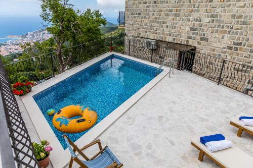 Erkély/terasz, Villa Ladera Lapcici in Lapcici Erkély/terasz, Villa Ladera Lapcici in Lapcici