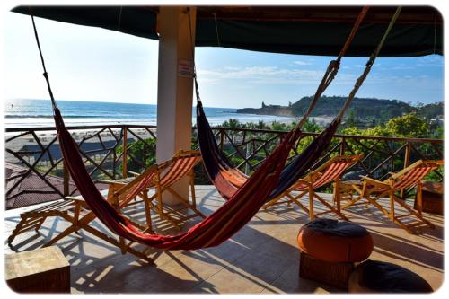 Terraza/balcón, Esperanto Bed & Breakfast Surf Hostel in Montañita Terraza/balcón, Esperanto Bed & Breakfast Surf Hostel in Montañita