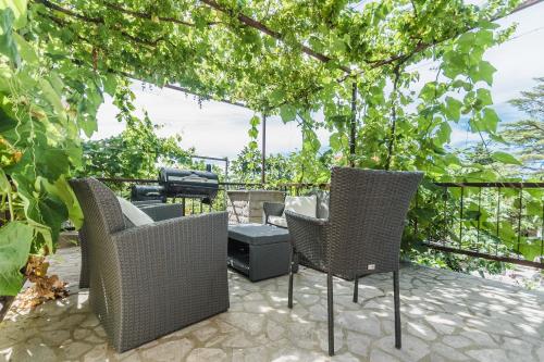 Erkély/terasz, Apartments Ivana in Dramalj Erkély/terasz, Apartments Ivana in Dramalj