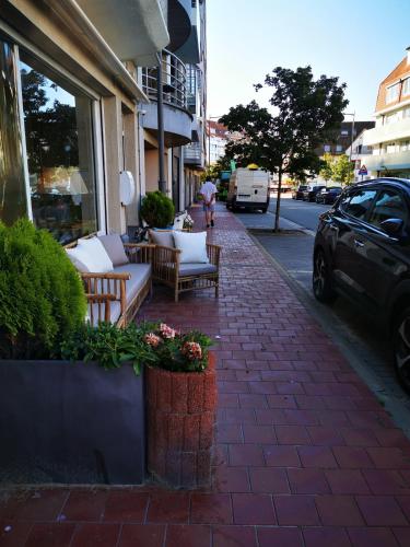A szálláshely kívülről, Hotel De Backer in Knokke-Heist A szálláshely kívülről, Hotel De Backer in Knokke-Heist