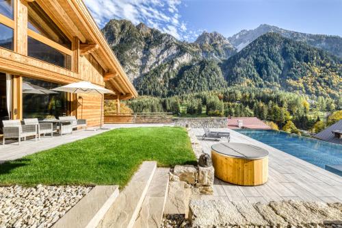 ระเบียง/ชานเรือน, Chalet GM - Gesamtes Haus by A-Appartments in เอกเกิน ระเบียง/ชานเรือน, Chalet GM - Gesamtes Haus by A-Appartments in เอกเกิน