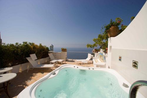 Erkély/terasz, PALAZZO MARZOLI RESORT in Positano Városközpont Erkély/terasz, PALAZZO MARZOLI RESORT in Positano Városközpont