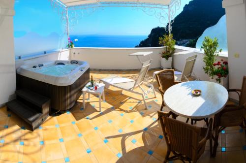 Erkély/terasz, PALAZZO MARZOLI RESORT in Positano Városközpont Erkély/terasz, PALAZZO MARZOLI RESORT in Positano Városközpont