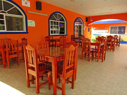 Restaurant, Hotel Hacienda Bacalar in Bacalar Restaurant, Hotel Hacienda Bacalar in Bacalar