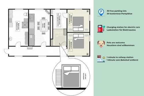 Wohnung in TOP-Lage - Direkt am Bahnhof in บัด วิมพเฟิน Wohnung in TOP-Lage - Direkt am Bahnhof in บัด วิมพเฟิน