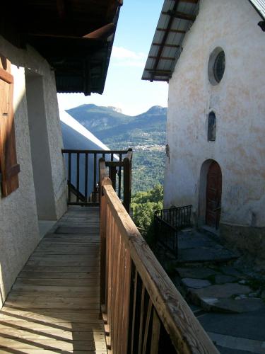 balkon/terras, Gîtes Vallouise Ecrins (Gites Vallouise Ecrins) in Vallouise balkon/terras, Gîtes Vallouise Ecrins (Gites Vallouise Ecrins) in Vallouise