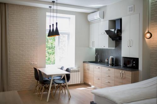 Køkken, Modern apartmeents near Central Park in Poltava Køkken, Modern apartmeents near Central Park in Poltava