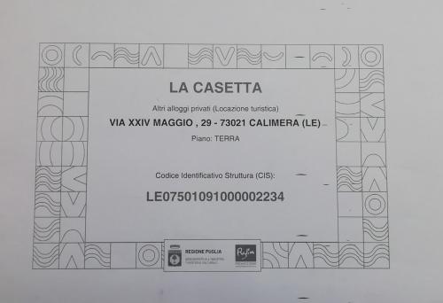La casetta in Calimera La casetta in Calimera