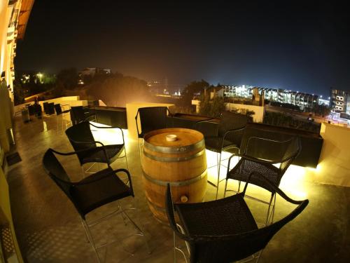 balkon/terasa, Lamunia Hotel in Al Qalamun balkon/terasa, Lamunia Hotel in Al Qalamun