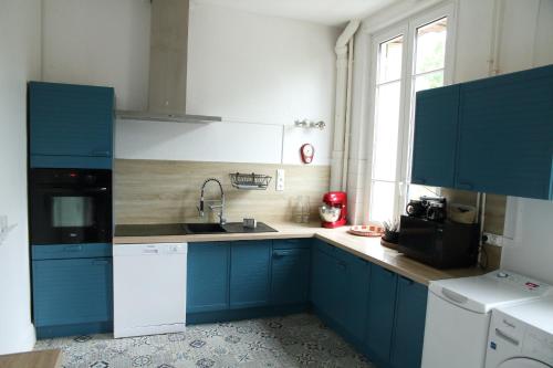 廚房, Normandie 12 couchages in 萊格勒 廚房, Normandie 12 couchages in 萊格勒