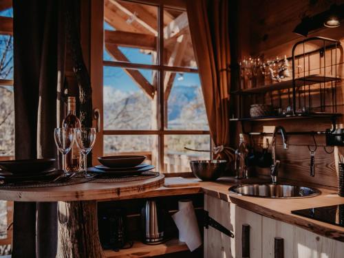 Kilátás, Les cabanes du Dauphiné in Gap Kilátás, Les cabanes du Dauphiné in Gap