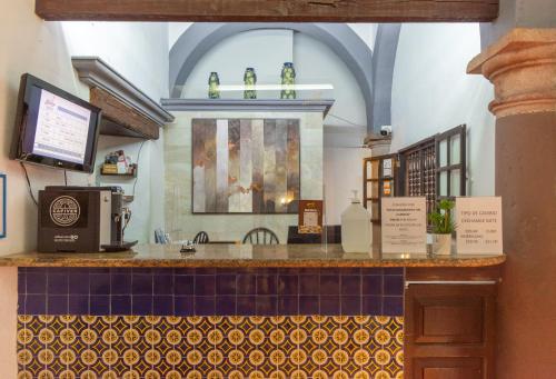 Lobi, Hotel Hidalgo in Queretaro Lobi, Hotel Hidalgo in Queretaro